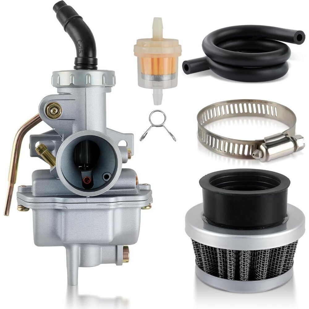 PZ20 Carburetor with Air & Fuel Filters for Honda ATV, Go Kart & Chinese Quads